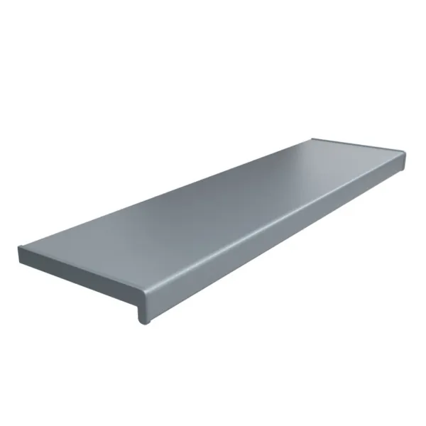 parapet wewnętrzny pcv srebrny